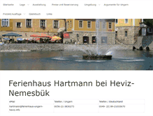 Tablet Screenshot of ferienhaus-heviz.de